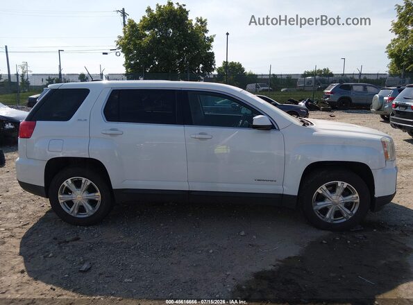 2GKALMEKXH6352443 2017 GMC TERRAIN White Vista interior trasera