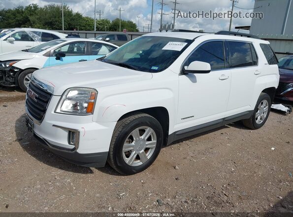 2GKALNEK0G6210705 2016 GMC TERRAIN White Vista tres cuartos delantera izquierda