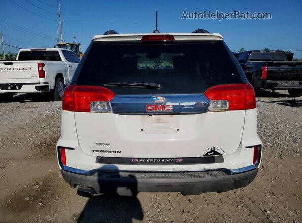 2GKALNEK0H6261560 2017 GMC TERRAIN White Հետևի տեսք