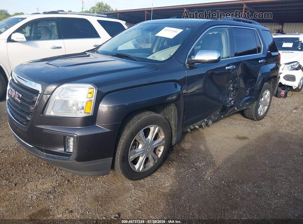 2GKALNEK1G6337558 2016 GMC TERRAIN Gray Przód lewy