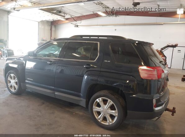 2GKALNEK1H6134655 2017 GMC TERRAIN Blue Trasero izquierdo