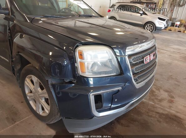 2GKALNEK1H6134655 2017 GMC TERRAIN Blue Vista frontal