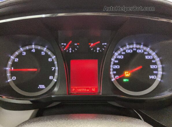 2GKALNEK1H6218121 2017 GMC TERRAIN Черный Вид щитка приборов