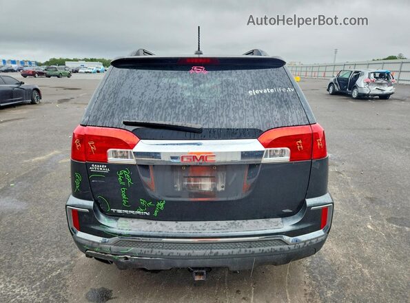 2GKALNEK2H6130274 2017 GMC TERRAIN Black უკანა ხედი