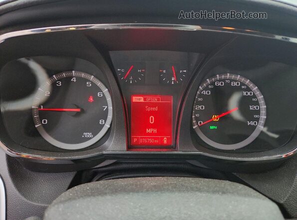 2GKALNEK2H6130274 2017 GMC TERRAIN Black ხელსაწყოთა პანელის ხედი