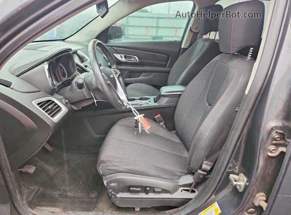 2GKALNEK2H6130274 2017 GMC TERRAIN Black წინა სალონის ხედი