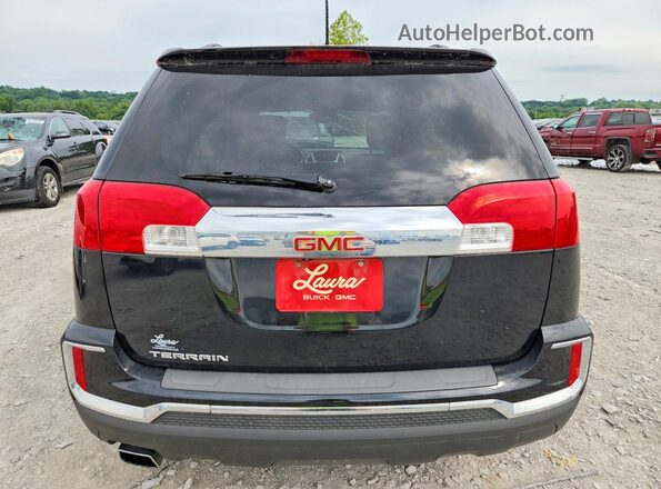 2GKALNEK2H6191382 2017 GMC TERRAIN Black Rear view