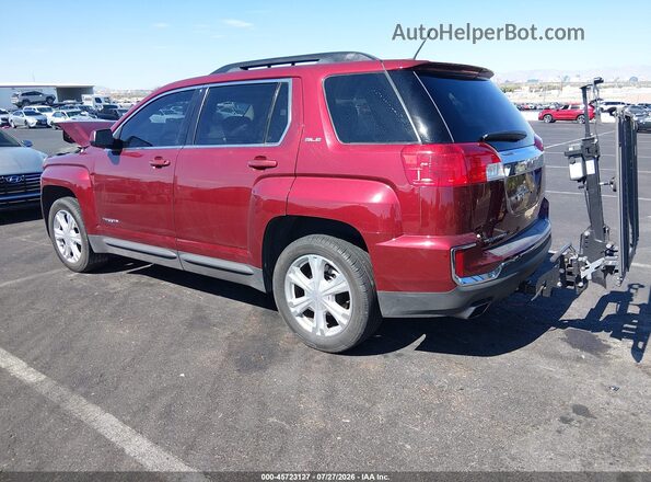 2GKALNEK2H6197599 2017 GMC TERRAIN Red უკანა მარცხენა