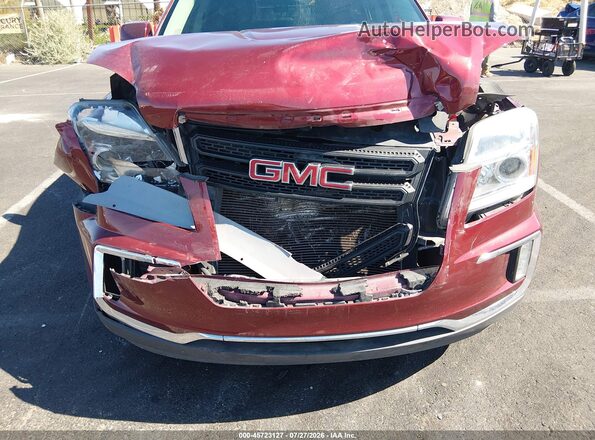 2GKALNEK2H6197599 2017 GMC TERRAIN Red წინა ხედი