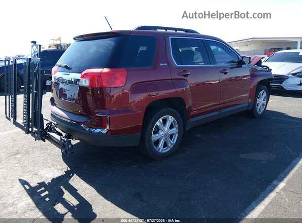 2GKALNEK2H6197599 2017 GMC TERRAIN Red უკანა მარჯვენა