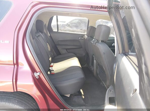 2GKALNEK2H6197599 2017 GMC TERRAIN Red VIN კოდის სტიკერის ხედი