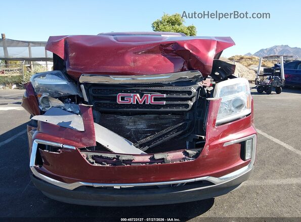 2GKALNEK2H6197599 2017 GMC TERRAIN Red ხელსაწყოთა პანელის ხედი
