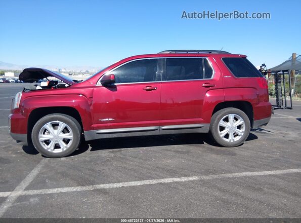 2GKALNEK2H6197599 2017 GMC TERRAIN Red სალონის 360-გრადუსიანი ხედი