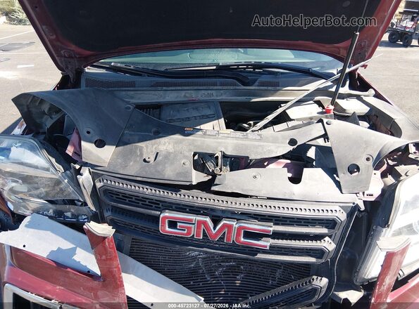 2GKALNEK2H6197599 2017 GMC TERRAIN Red უკანა ხედი