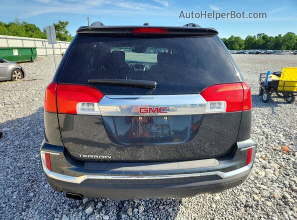 2GKALNEK2H6340048 2017 GMC TERRAIN Gray Вид ззаду