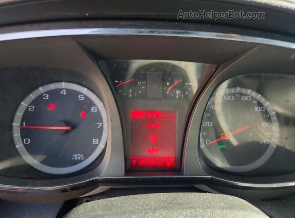 2GKALNEK2H6340048 2017 GMC TERRAIN Gray Вид щитка приладів