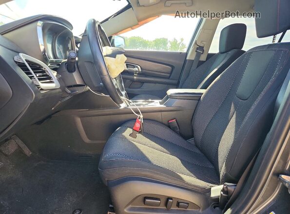 2GKALNEK2H6340048 2017 GMC TERRAIN Gray Вид салону спереду