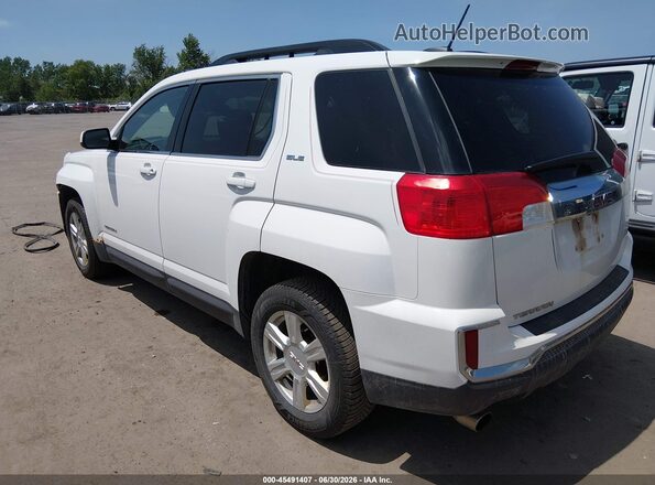 2GKALNEK3G6289061 2016 GMC TERRAIN White Rear left