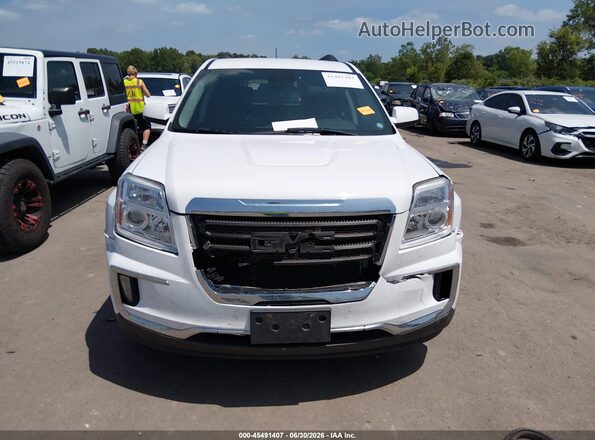 2GKALNEK3G6289061 2016 GMC TERRAIN White Instrument cluster view