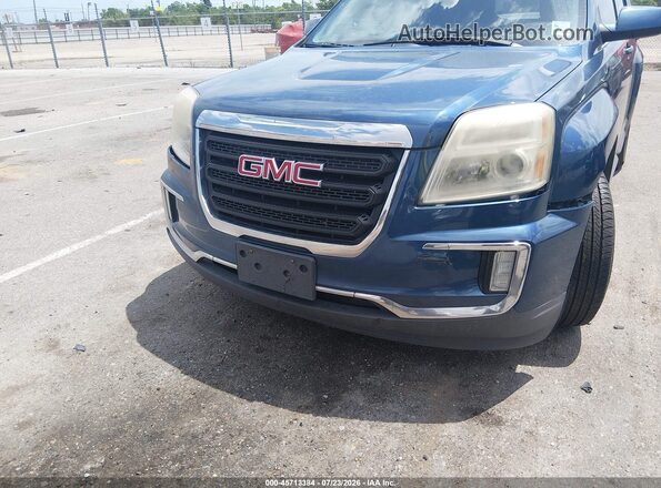 2GKALNEK6G6131233 2016 GMC TERRAIN Blue წინა ხედი