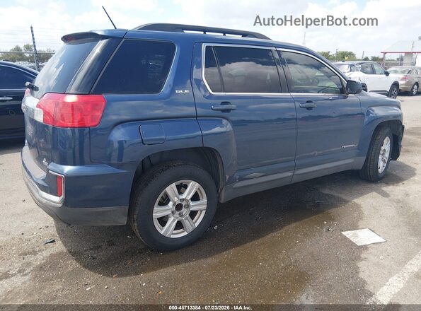 2GKALNEK6G6131233 2016 GMC TERRAIN Blue უკანა მარჯვენა