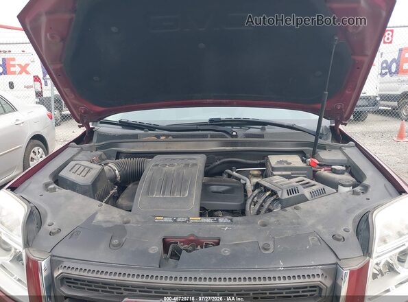 2GKALNEK6G6313627 2016 GMC TERRAIN Maroon უკანა ხედი