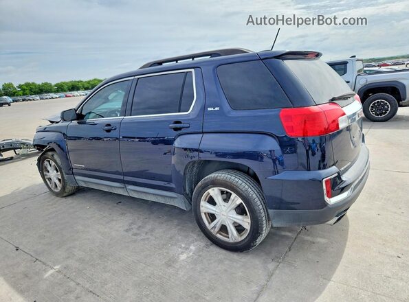 2GKALNEK6H6310888 2017 GMC TERRAIN Blue Հետևի ձախ