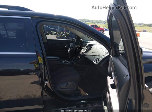 2GKALNEK7G6321834 2016 GMC TERRAIN Black Widok wnętrza z przodu