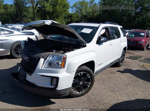 2GKALNEK8H6312979 2017 GMC TERRAIN White Przód lewy