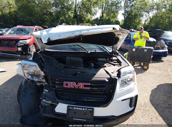 2GKALNEK8H6312979 2017 GMC TERRAIN White Widok zestawu wskaźników
