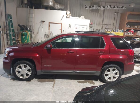 2GKALNEK9H6158637 2017 GMC TERRAIN Red Սալոնի 360 աստիճան տեսք