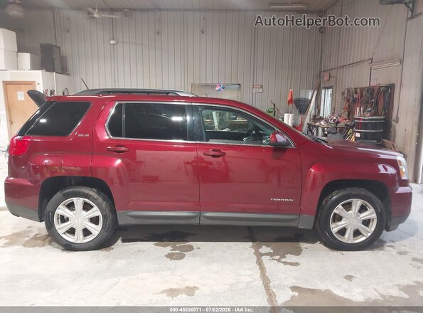 2GKALNEK9H6158637 2017 GMC TERRAIN Red Սալոնի հետևի տեսք