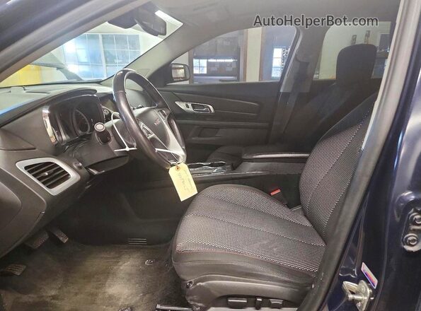 2GKALNEK9H6192058 2017 GMC TERRAIN Синий Вид салона спереди