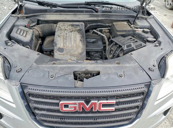 2GKALNEKXG6287677 2016 GMC TERRAIN Silver ძრავის განყოფილების ხედი
