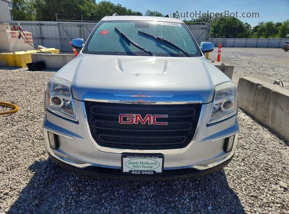 2GKALNEKXH6343621 2017 GMC TERRAIN Silver Դիմացի տեսք