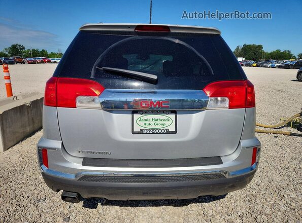 2GKALNEKXH6343621 2017 GMC TERRAIN Silver Հետևի տեսք