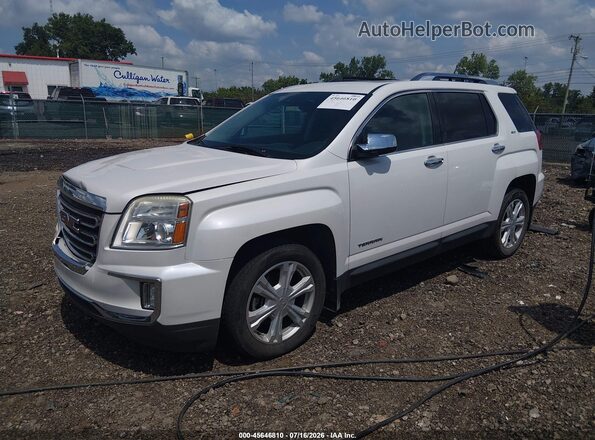 2GKALPEK1G6199404 2016 GMC TERRAIN Белый Передняя левая четверть