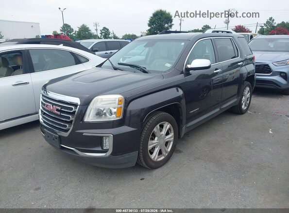 2GKALPEK2G6253048 2016 GMC TERRAIN Gray Առջևի ձախ երեք քառորդ տեսարան