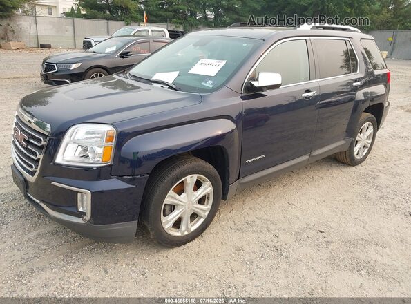 2GKALPEK3G6152701 2016 GMC TERRAIN Blue Vista tres cuartos delantera izquierda