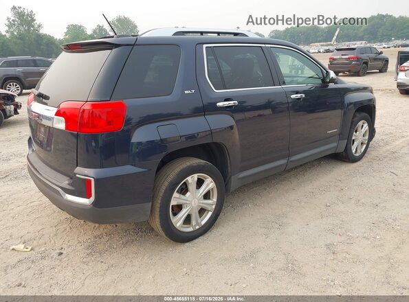 2GKALPEK3G6152701 2016 GMC TERRAIN Blue Trasero derecho