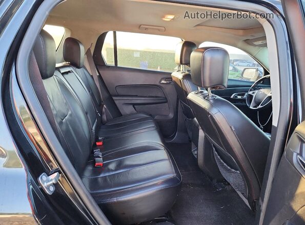 2GKALPEK3G6224982 2016 GMC TERRAIN Black უკანა სავარძლების ხედი
