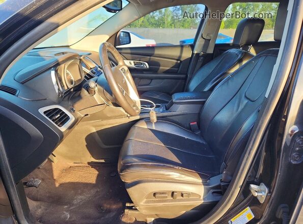 2GKALPEK3G6224982 2016 GMC TERRAIN Black წინა სალონის ხედი