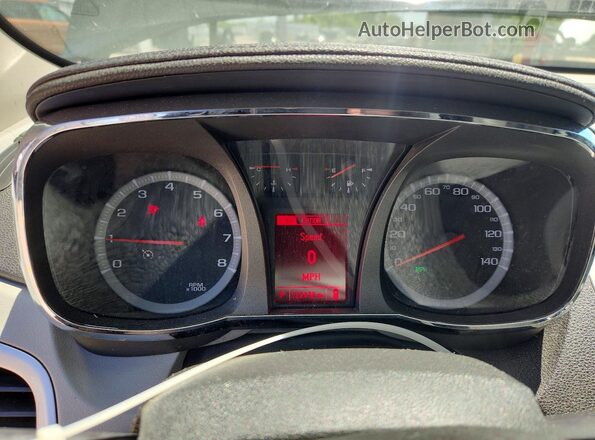 2GKALPEK3H6223705 2017 GMC TERRAIN Black Вид щитка приладів