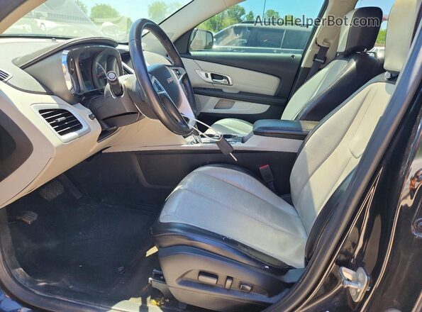 2GKALPEK3H6223705 2017 GMC TERRAIN Black Вид салону спереду