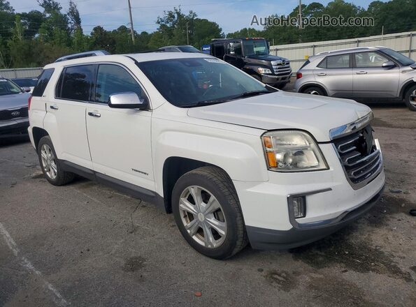 2GKALPEK4G6160628 2016 GMC TERRAIN White Przód prawy