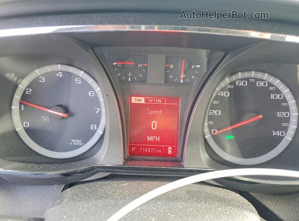 2GKALPEK4G6160628 2016 GMC TERRAIN White Widok zestawu wskaźników