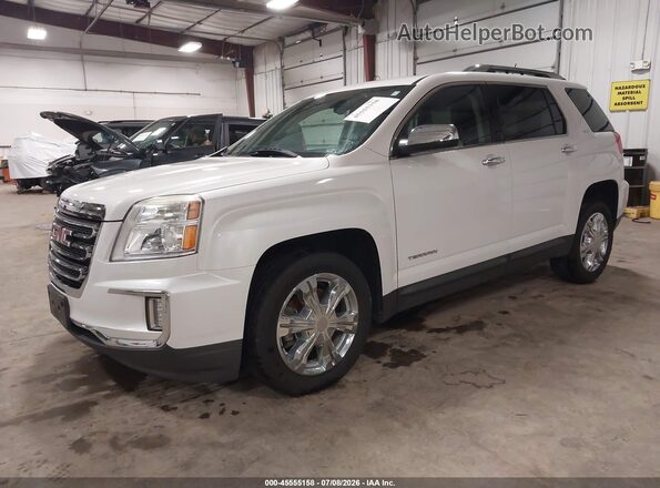 2GKALPEK4H6214348 2017 GMC TERRAIN White Vista tres cuartos delantera izquierda