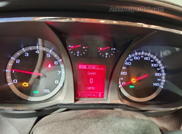 2GKALPEK6H6220197 2017 GMC TERRAIN Black Vista del cuadro de instrumentos