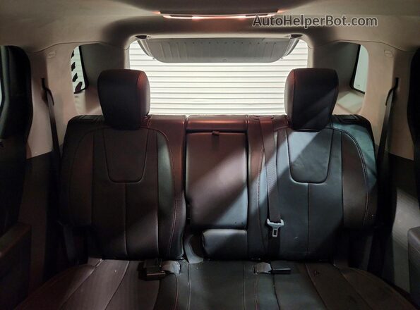 2GKALPEK6H6220197 2017 GMC TERRAIN Black Vista de los asientos traseros