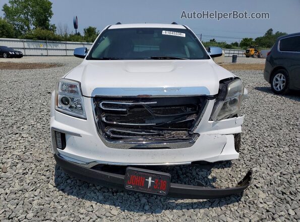 2GKALPEK6H6343627 2017 GMC TERRAIN White წინა ხედი